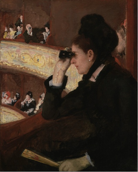 MARY CASSATT, “IN THE LOGE” (1878)