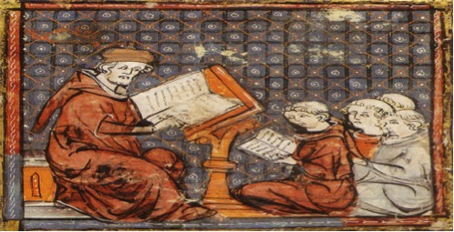 A MEDIEVALUNIVERSITY LECTURE HALL (1330)