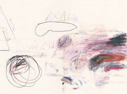 CY TWOMBLY, “ACHEANS IN BATTLE” (1978)