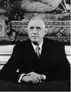 CHARLES DE Gaulle, PRESIDENTE DE FRANCIA EN EL PERIODO 1959-1969