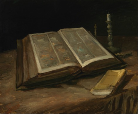 VINCENT VAN GOGH, “STILL LIFE WITH BIBLE” (1885)