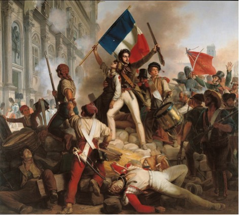JEAN-VICTOR SCHNETZ, “THE BATTLE FOR THE TOWN HALL, 28 JULY 1830” (1830)