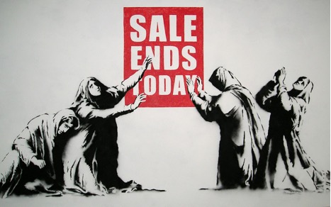 BANKSY, “SALE ENDS TODAY”