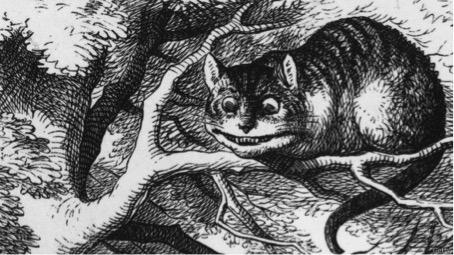 John Teniell, ilustrador: El gato de Chesire