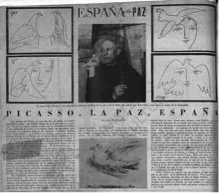 ESPAÑA Y LA PAZ , NÚM. 1, 5 DE AGOSTO DE 1951. IMAGEN: CERVANTES VIRTUAL