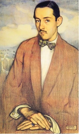 SATURNINO HERRÁN, RETRATO DE MANUEL TOUSSAINT, 1917